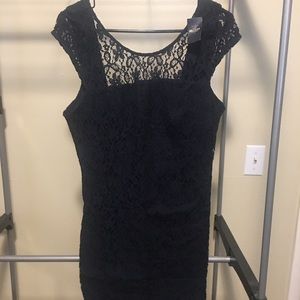 Hollister Navy Blue Lace Dress
